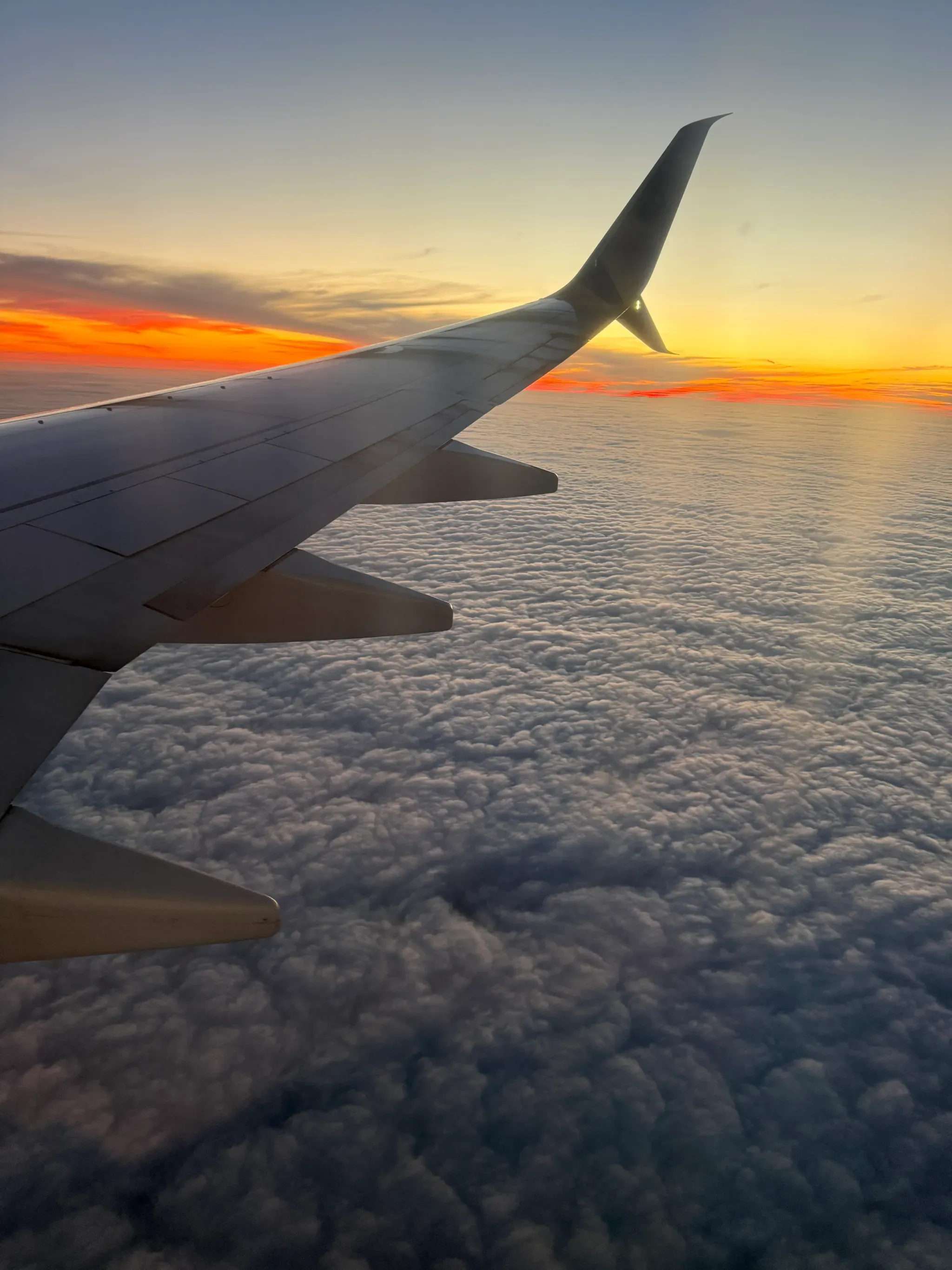 View from PDX to SFO